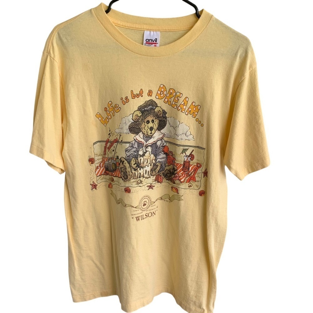 Vintage 1998 Tee Shirt Boyd’s Bear Wilson Adult Size M 90s Life is but a Dream